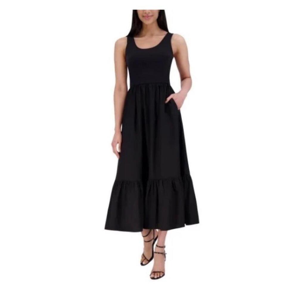 Steve Madden Ladies' Size X-Small (2) Sleeveless Maxi Dress, Black T9